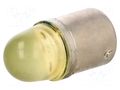 LED lamp; yellow; BA15S; 24VDC; 24VAC POLAM-ELTA LY-BA15S-24AC/DC