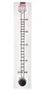 LIQUID FLOWMETER, 150PSI, 40GPH, 1/8" VFB-84-SS