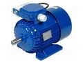 Motor: AC; 1-phase; 0.55kW; 230VAC; 1360rpm; 3.86Nm; IP54; 3.9A; arms BESEL SEMH80-4B