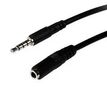 CABLE ASSY, 3.5MM MINI JACK PG-SKT, 2M MUHSMF2M