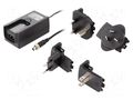 Power supply: switching; mains,plug-in; 5VDC; 3A; 15W; 64x41x30mm BRAINBOXES PW-500