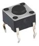 TACT SWITCH, SPST, 0.05A, 24VDC, TH 1825910-6