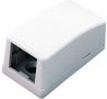 SURFACE MOUNT BOX, PLASTIC, 1 MOD, WHITE CBX1IW-A