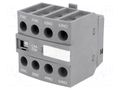 Auxiliary contacts; Leads: screw terminals; front; AF ABB CA4-22M
