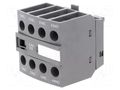 Auxiliary contacts; Leads: screw terminals; front; AF ABB CA4-22E