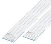 CABLE ASSY, FFC/FPC, 10POS, 1MM, WHT 10-10-A-0177-C-4-08-4-T