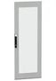 GLAZED DOOR, ENCLOSURE, STEEL/GLASS, GRY NSYSFND166T
