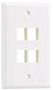 VERTICAL FACEPLATE, 4 MODULE, WHITE NK4FNIW