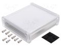 Enclosure: multipurpose; X: 113.7mm; Y: 119mm; Z: 35.2mm; aluminium GAINTA ALUG704SR110-C