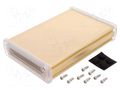 Enclosure: multipurpose; X: 113.7mm; Y: 169mm; Z: 35.2mm; aluminium GAINTA ALUG704GD160-C