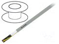 Wire: control cable; PURO-JZ-HF; 4G10mm2; PUR; grey; stranded; Cu HELUKABEL PO-JZ-HF4G10