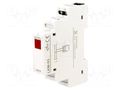 Module: voltage indicator; 230VAC; IP20; for DIN rail mounting ZAMEL LKM-03-10