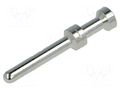 Contact; male; Han E® High Temp; copper alloy; silver plated HARTING 09338006105