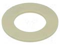 Bearing: thrust washer; without mounting hole; Øout: 18mm; yellow IGUS WTM-1018-010