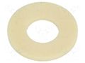 Bearing: thrust washer; without mounting hole; Øout: 12mm; yellow IGUS JTM-0512-010