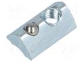 Nut; for profiles; Width of the groove: 6mm; steel; zinc; T-slot FATH FA-096555
