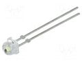 LED; white cold; 4.8mm; 2400÷4500mcd; 100°; Front: convex LITEON LTW-2W3DRA