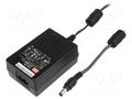 Power supply: switching; 5VDC; 4.3A; Out: 5,5/2,1; 21.5W; 85÷264VAC MEAN WELL GST36B05-P1J