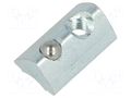 Nut; for profiles; Width of the groove: 6mm; steel; zinc; T-slot FATH FA-096554