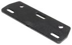 FLANGE, ENCLOSURE, MEDIUM, BLACK 1591F2BK-2