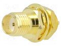 Connector: SMA; socket; female; straight; soldering YIZN Jiangsu Tengyu Electronics co. SMA-03