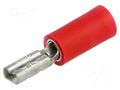 Terminal: flat; 2.8mm; 0.5mm; female; 0.5÷1.5mm2; crimped; red JST VDADF1.25-110A-5