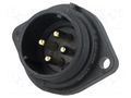 Connector: circular; socket; male; PIN: 4; IP68; SP21; 10A; 500V WEIPU SP2113/P4/2N