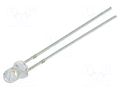 LED; pink; 3mm; 1120÷1560mcd; 30°; Front: convex; 12VDC OPTOSUPPLY OSK5DK3131A-12V