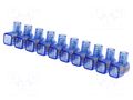 Connector: terminal block; 450V; end connector; for cable; blue BM GROUP BM991