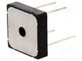 Bridge rectifier: single-phase; Urmax: 1.2kV; Ufmax: 1.2V; If: 15A DIOTEC SEMICONDUCTOR KBPC1512WP-DIO