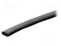 Hole and edge shield; PVC; L: 10m; black; H: 9mm; W: 6mm; industrial FATH FA-087EPE01911