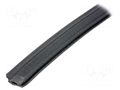 Hole and edge shield; L: 10m; black; H: 21mm; W: 10mm; industrial FATH FA-087SPET02911