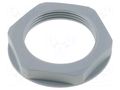 Nut; M32; polyamide; UL94V-2; 41mm; grey; Thread: metric; Pitch: 1.5 LAPP SKINTOP-N32G