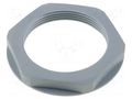 Nut; M40; polyamide; UL94V-2; 50mm; grey; Thread: metric; Pitch: 1.5 LAPP SKINTOP-N40G