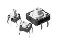 TACTILE SW, SPST-NO, 0.05A, 24VDC, 130GF B3F-4150