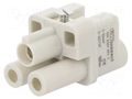 Connector: HDC; contact insert; female; GWconnect; PIN: 3; 40A; 400V MOLEX MX-93601-0428