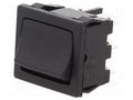 ROCKER; DPDT; Pos: 2; ON-ON; 10A/250VAC; 10A/28VDC; black; none; 8650 BULGIN AE-H8660VBAAA