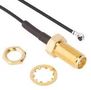 CBL ASSY, R/A AMC PLUG-SMA BLKHD JACK 336313-13-0200