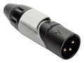 CONN, XLR AUDIO, PLUG, 3POS, CABLE AX3MB8M-AU