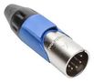 CONN, XLR AUDIO, PLUG, 5POS, CABLE AX5M6M