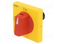 Knob; GA; red/yellow LOVATO ELECTRIC GAX64