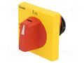 Knob; GA; red/yellow LOVATO ELECTRIC GAX63