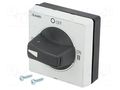 Knob; GA; black LOVATO ELECTRIC GAX67B