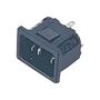 CONN, IEC C14 INLET, SNAP-FIT, 10A PX0575/15/63