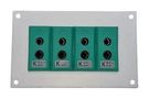 THERMOCPL CONN, W/PANEL, SOCKET, K, 4WAY IS-K-FF + FSP-4