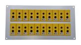 THERMOCPL CONN W/PANEL, SOCKET, K, 20WAY AS-K-FF + FSP-20