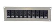 THERMOCPL CONN W/PANEL, SOCKET, J, 10WAY IS-J-FF + FSP-10