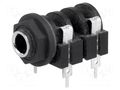 Connector: Jack 6,3mm; socket; female; mono; ways: 2; angled 90° AMPHENOL ACJM-PC