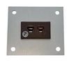 THERMOCPL CONN, W/PANEL, SOCKET, T, 1WAY IM-T-FF + FMP-1