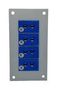 THERMOCPL CONN, W/PANEL, SOCKET, K, 4WAY JM-K-FF + FMP-4